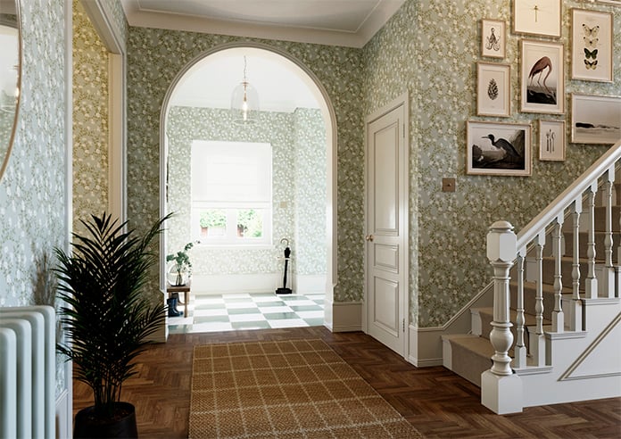 Faux Suede, White - Roman Blind - Image 7